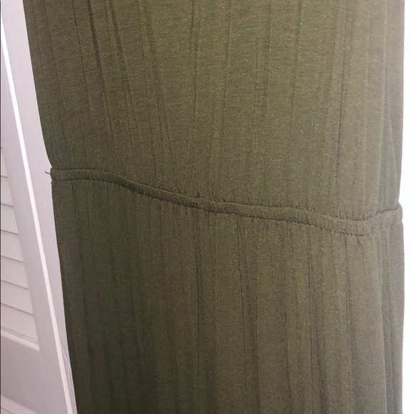 NWT Olive Green Sleeveless Maxi Dress - Picture 6 of 6